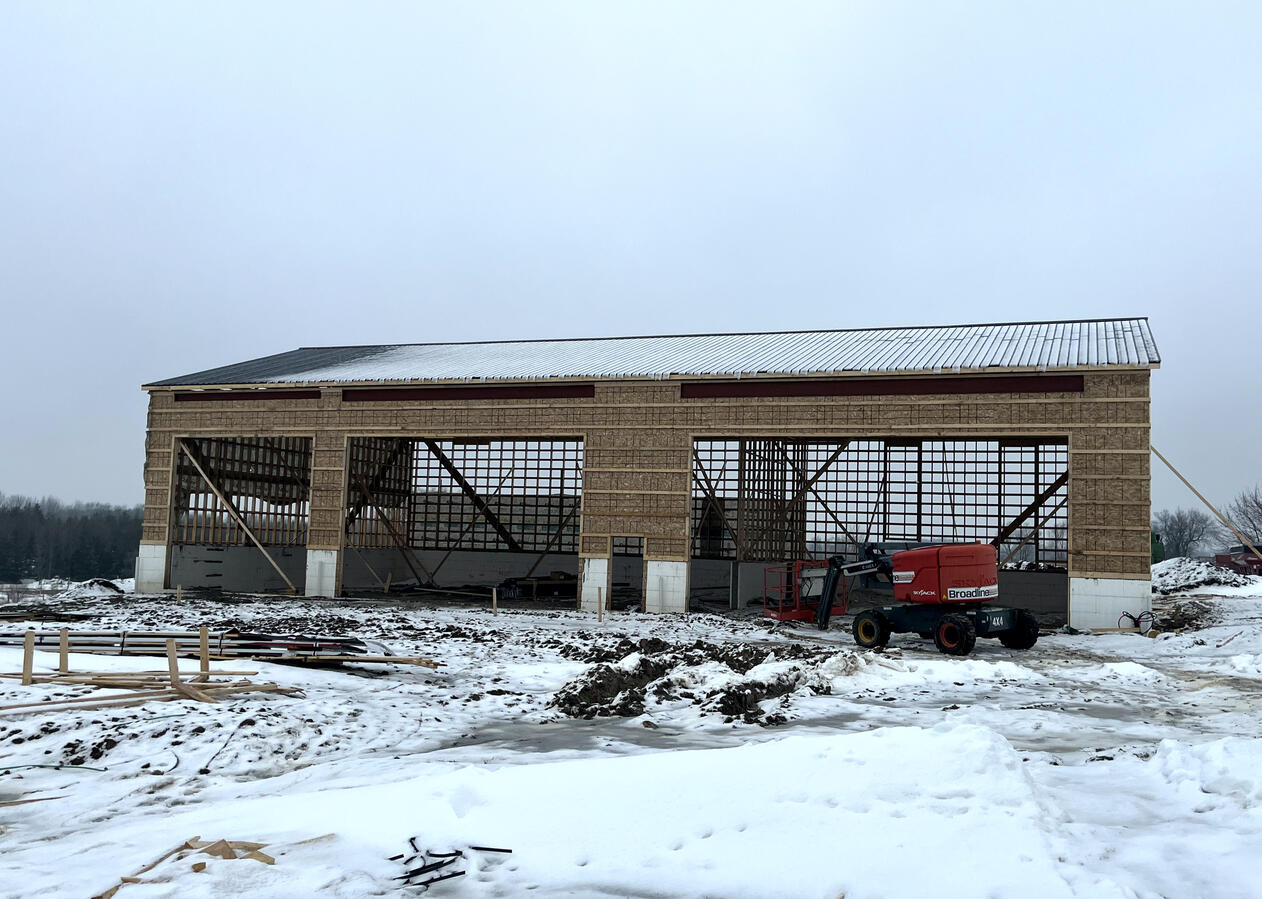 Implement Shed Build Implement Shed Build